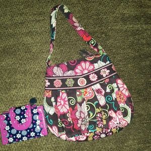 VERA BRADLEY Handbag and  Cardholder-SO ADORABLE!